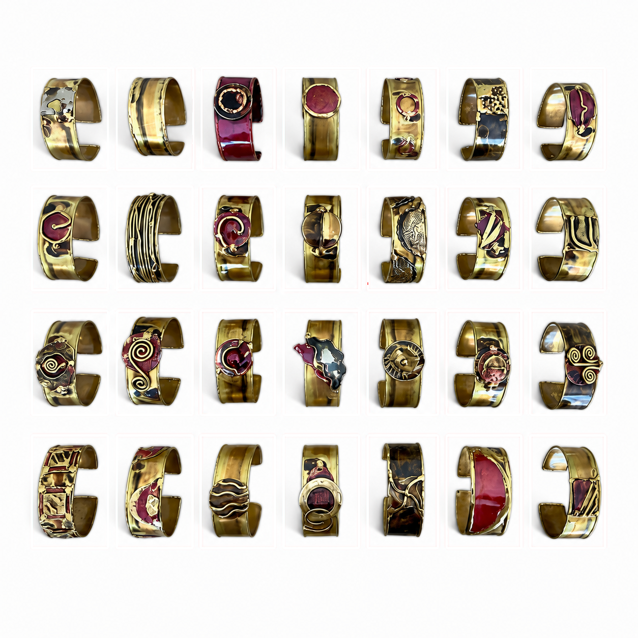 Bracelet catalogue with 28 selectable bracelets